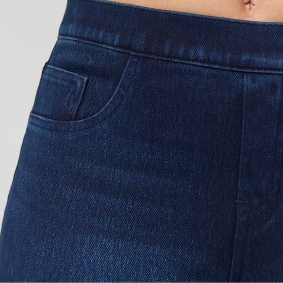 SPANX Jean-ish Ankle Leggings Mid-Rise Skinny Jeans Shapewear size Small - Picture 4 of 11